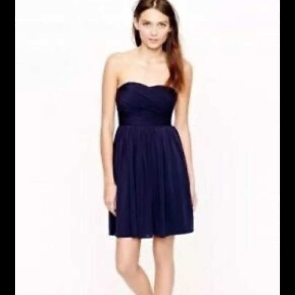 Jcrew strapless dress size 2